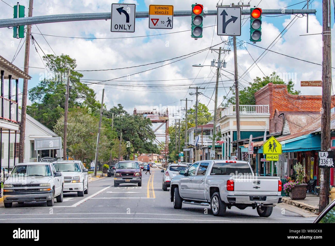 2018 traffic breaux bridge lousiana hires stock photography and images
