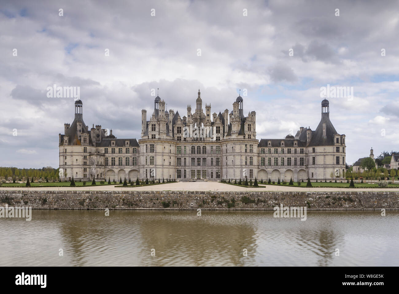 Chateau de Chambord in the Loire Valley, France. Stock Photo