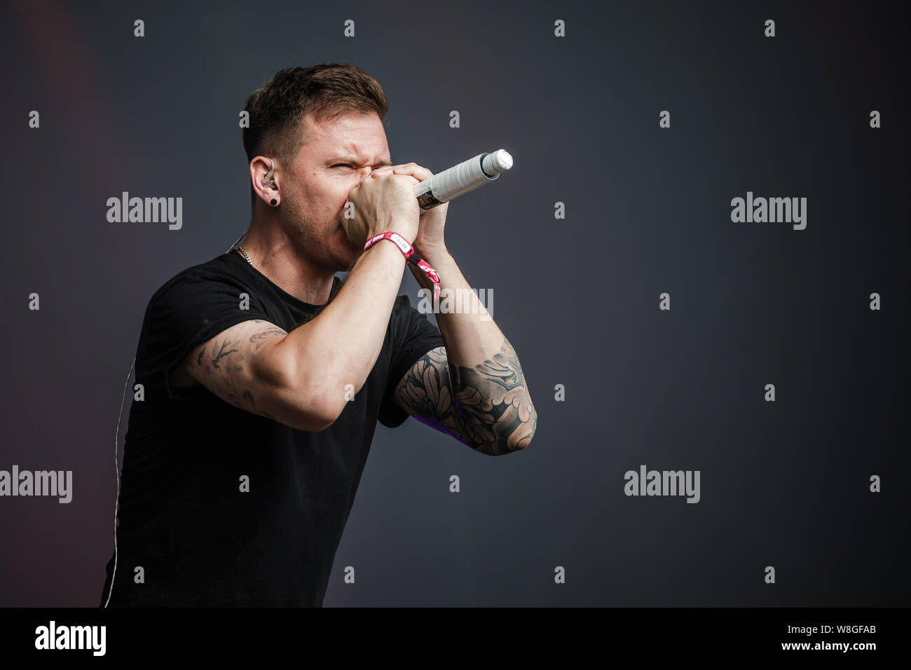 Tesseract perform live on stage at Bloodstock Open Air Festival, UK