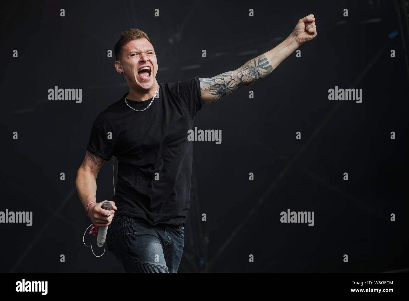 Tesseract perform live on stage at Bloodstock Open Air Festival, UK