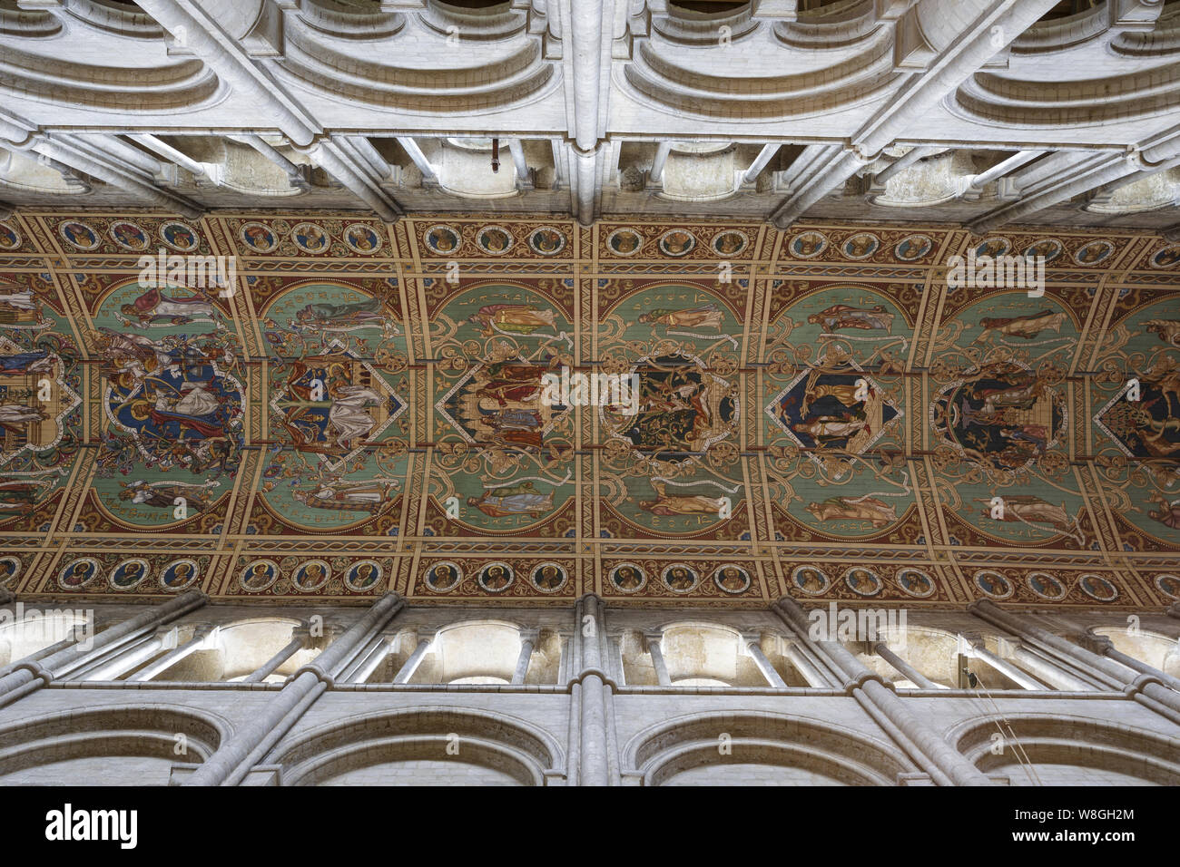 The ceiling of the nave in Ely cathedral Ely Cathedral (The Cathedral Church of the Holy and