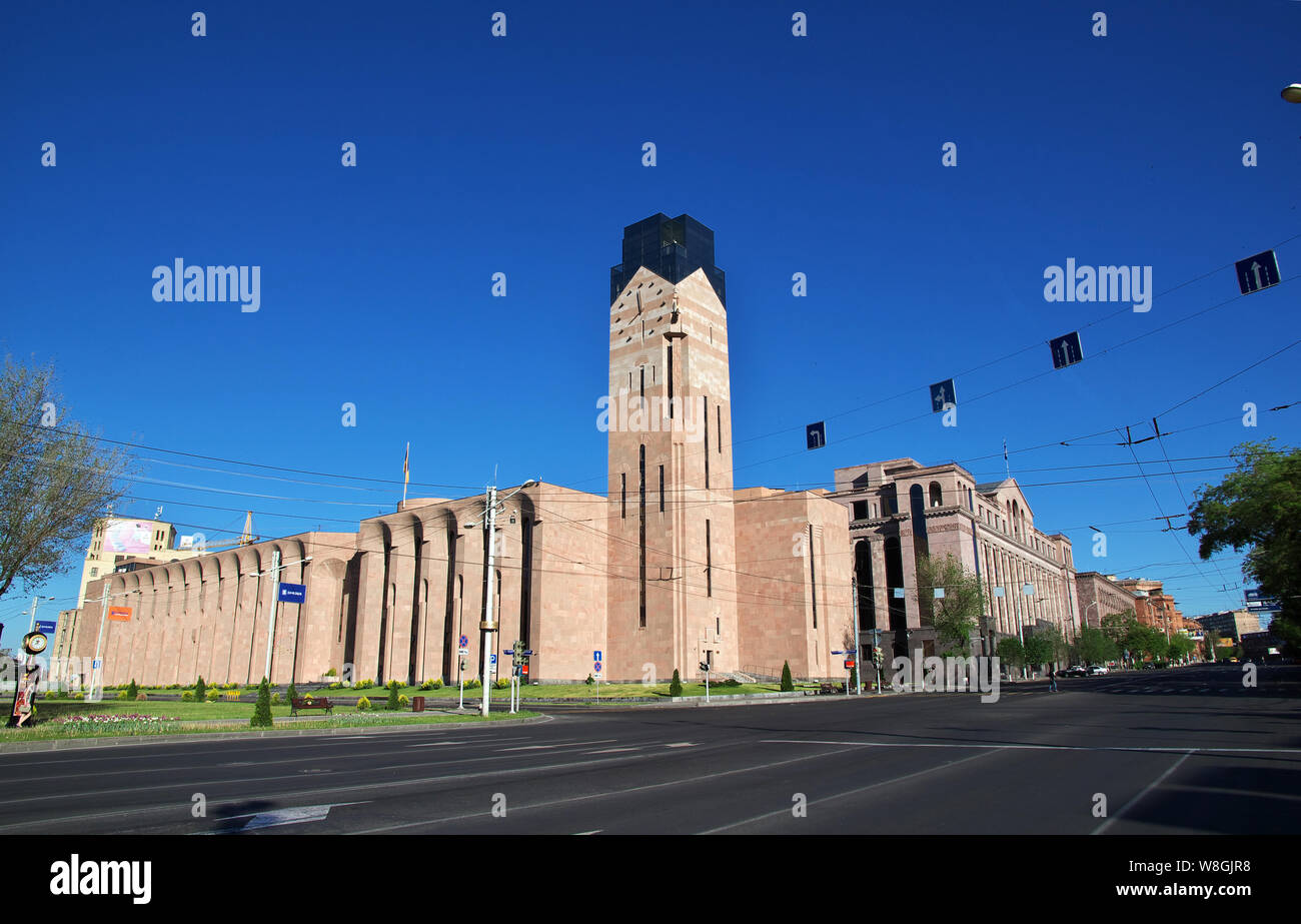The building in Yerevan, Armenia Stock Photo - Alamy