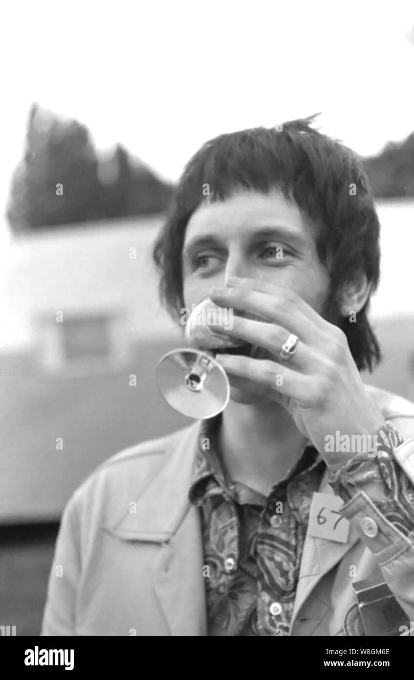 THE WHO  Bass player John Entwistle in 1967 Stock Photo