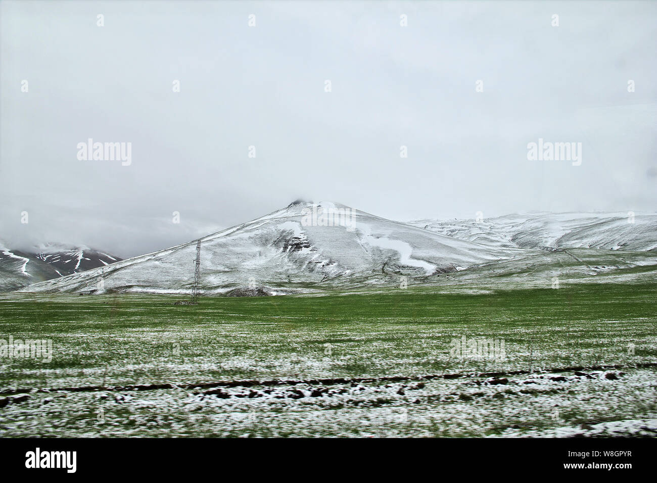 Zorats Karer, Karahunj - Ancient ruins in Armenia Stock Photo