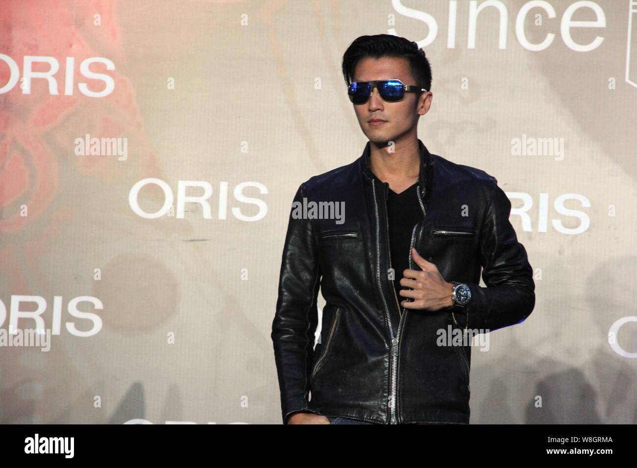 Hong Kong singer and actor Nicholas Tse poses at a promotional event
