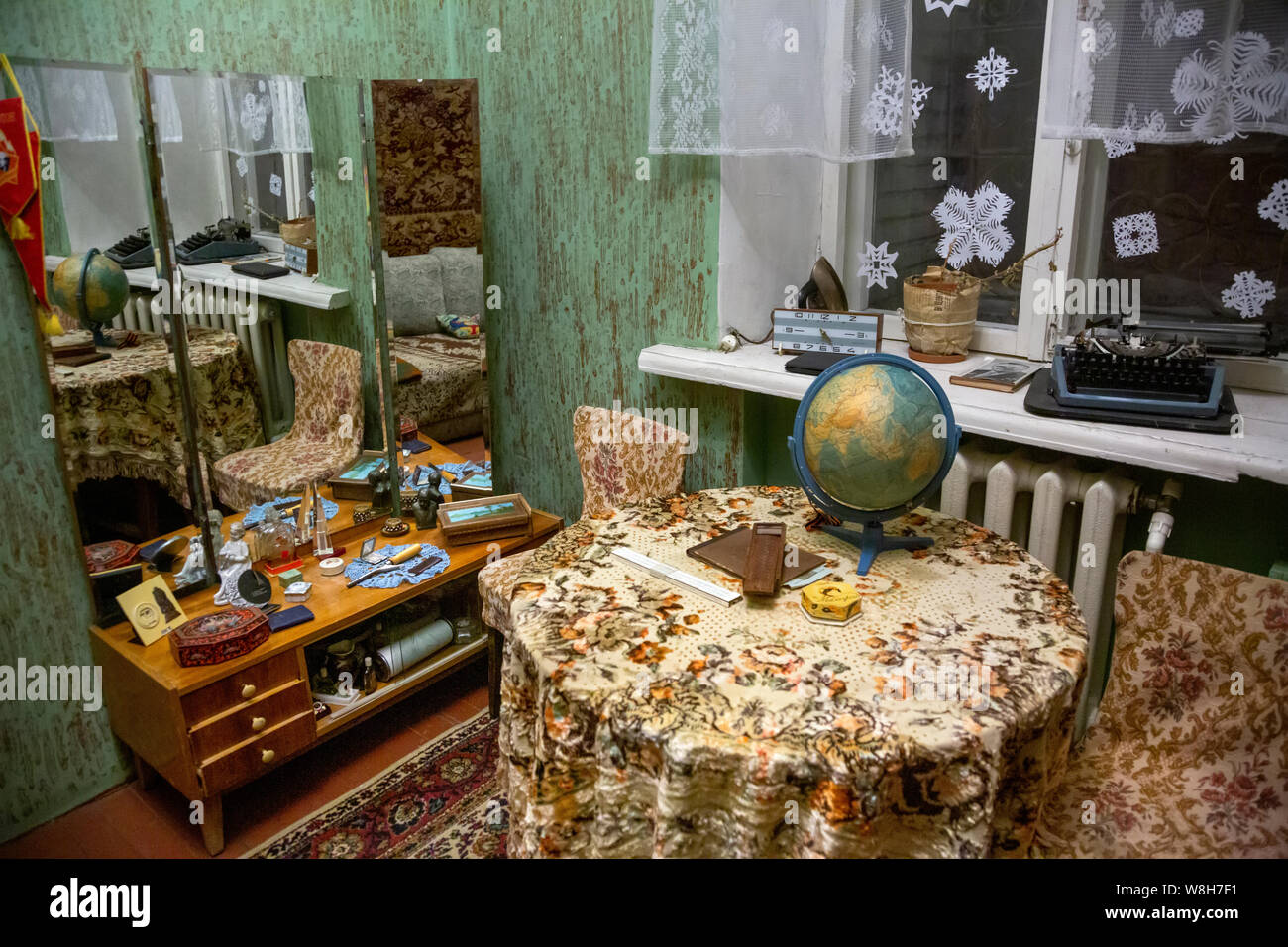 Reconstruction of soviet era interiors of communal
