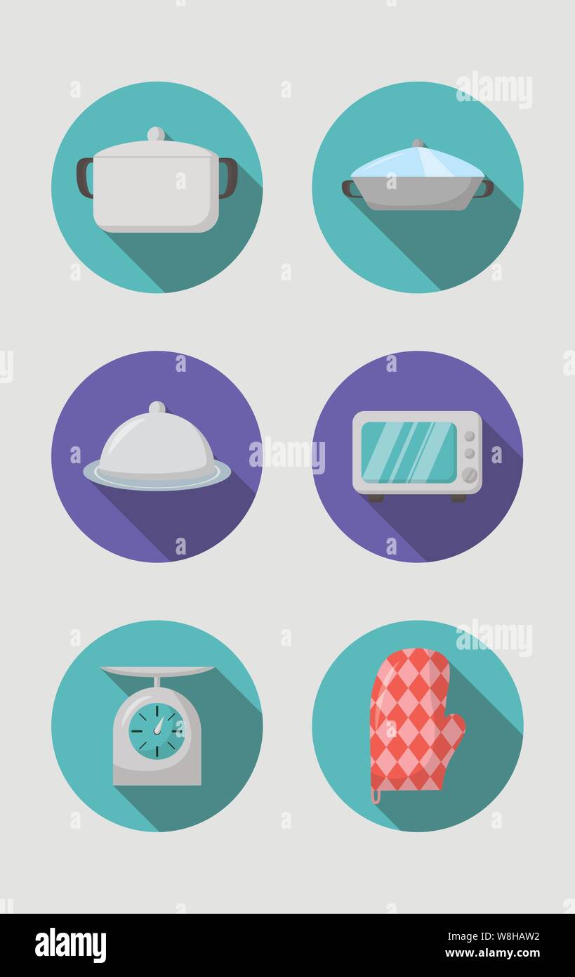 fruits cooking icons flat image design Stock Vector Image & Art - Alamy