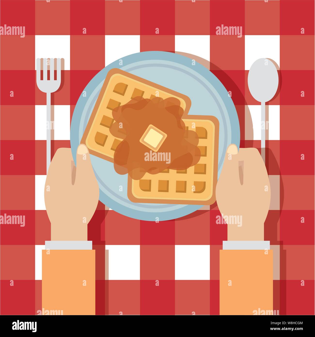 breakfast cooking icons flat design Stock Vector Image & Art - Alamy