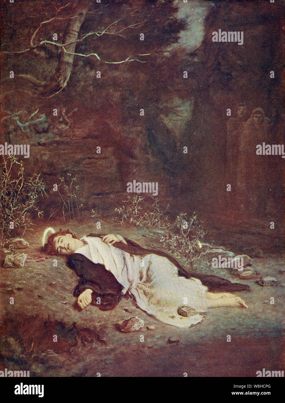 Saint Stephen by Sir J E Millais 1895 (exhibited Stock Photo Alamy