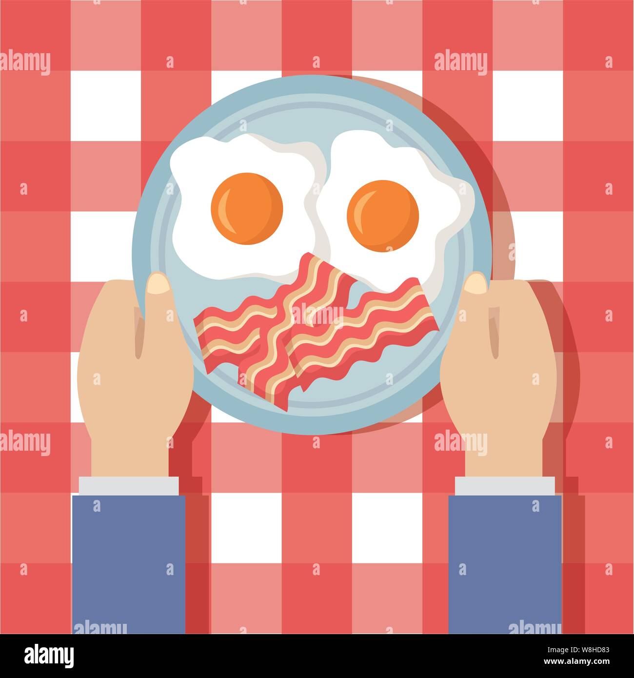 breakfast cooking icons flat design Stock Vector Image & Art - Alamy