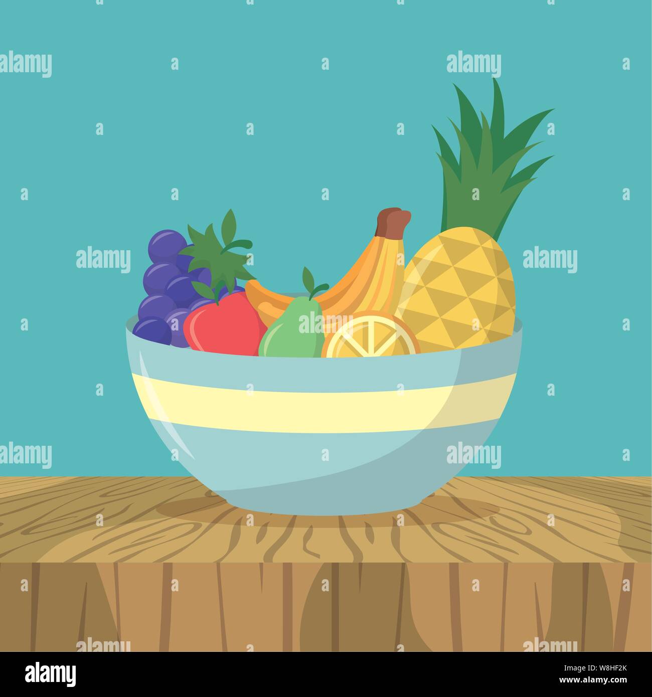 fruits cooking icons flat image design Stock Vector Image & Art - Alamy