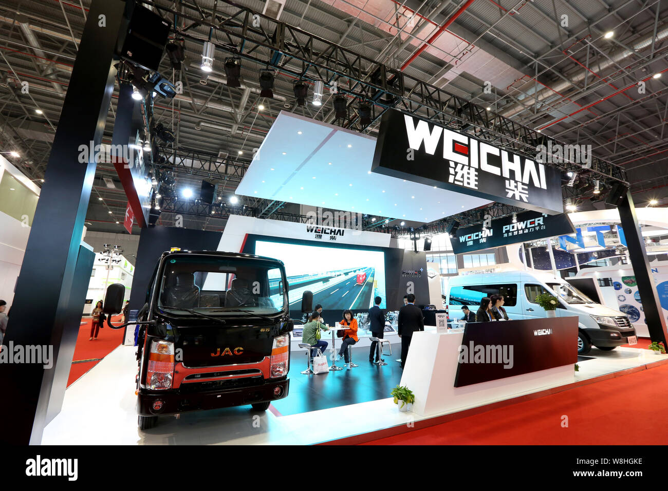 FILEView of the stand of Weichai Group during the 16th Shanghai
