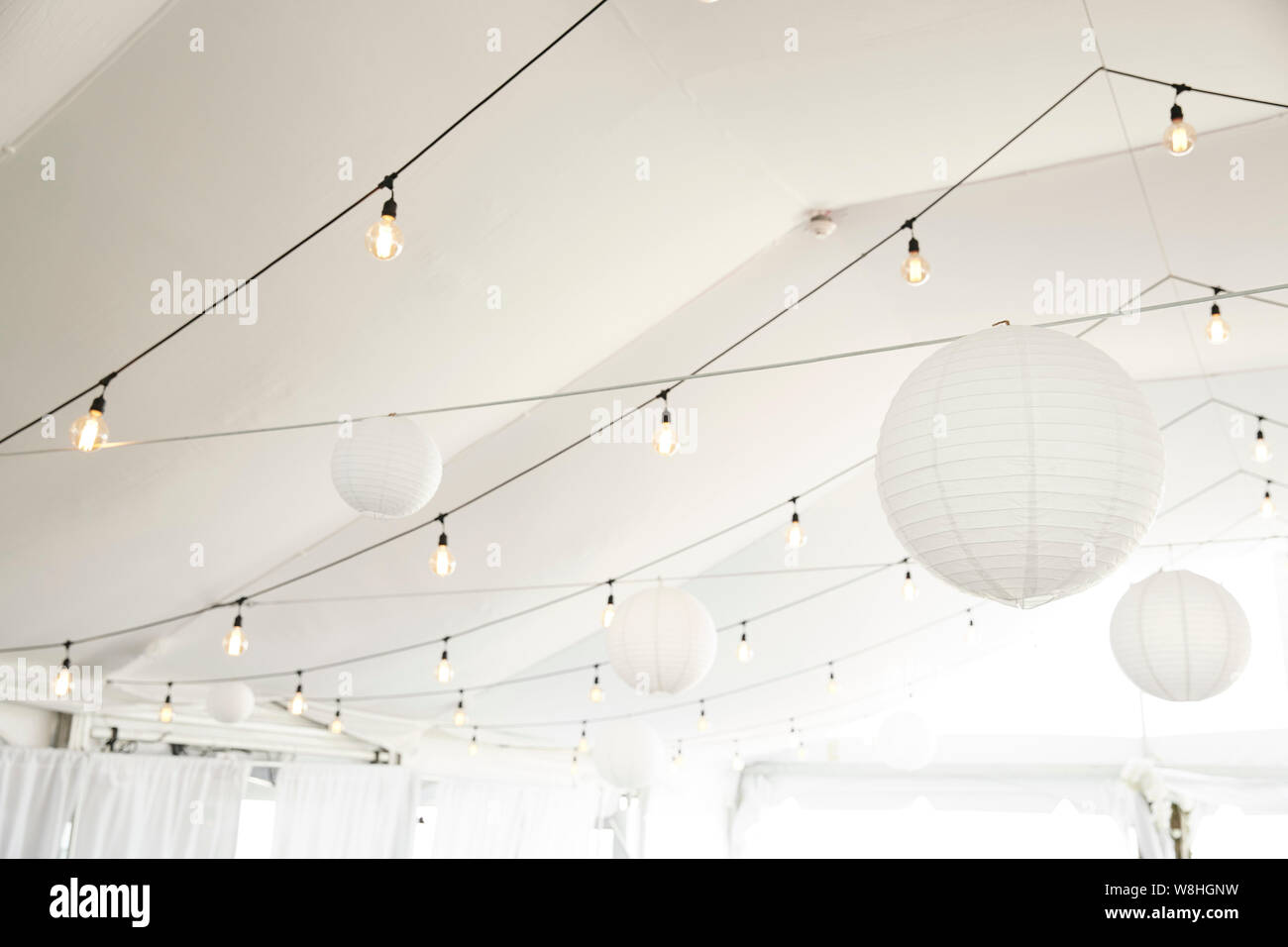 1 Red Bamboo Silk Lantern 35cm, Wedding and Home Decor - Etsy, image size:1300x956