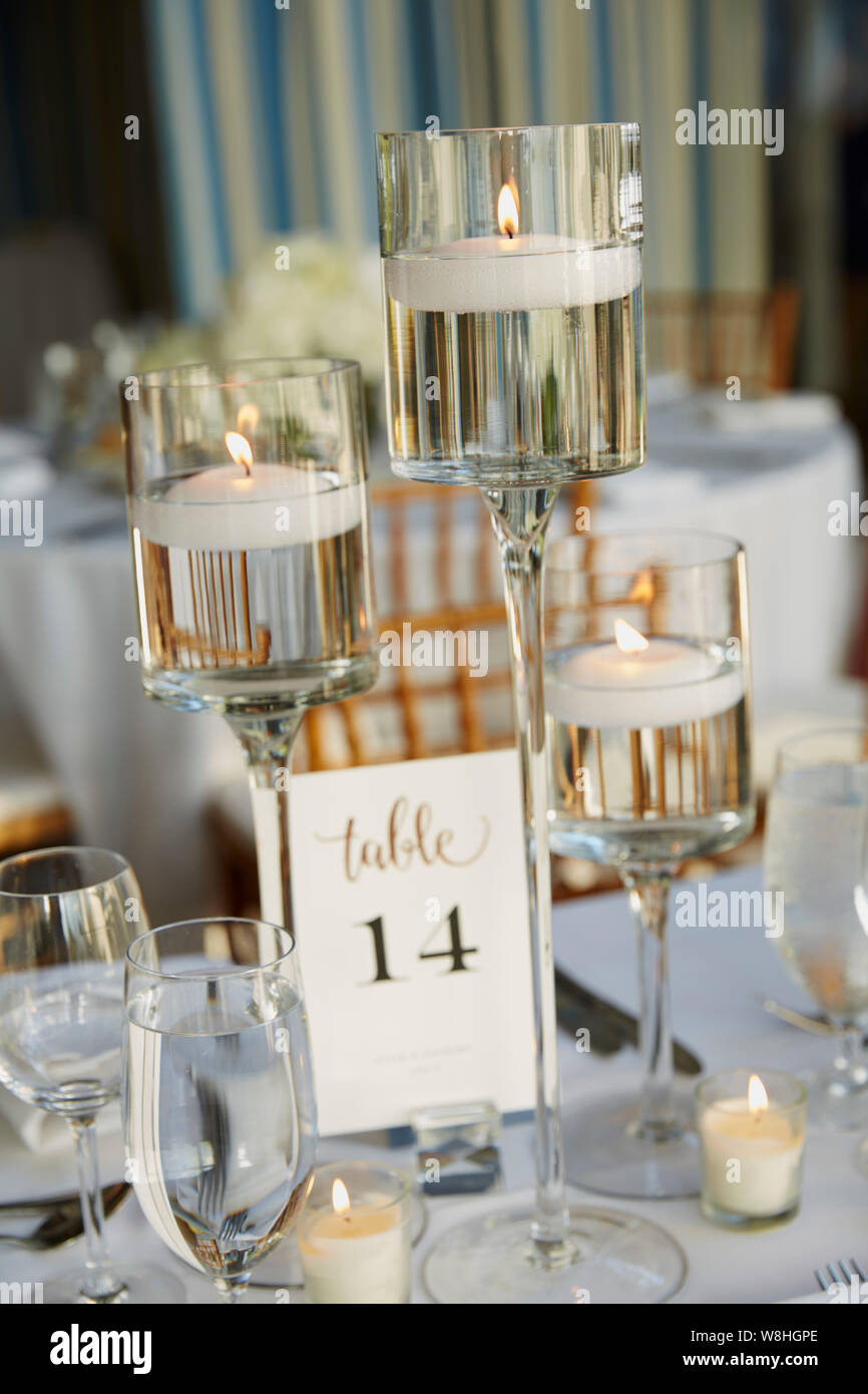 table lights wedding