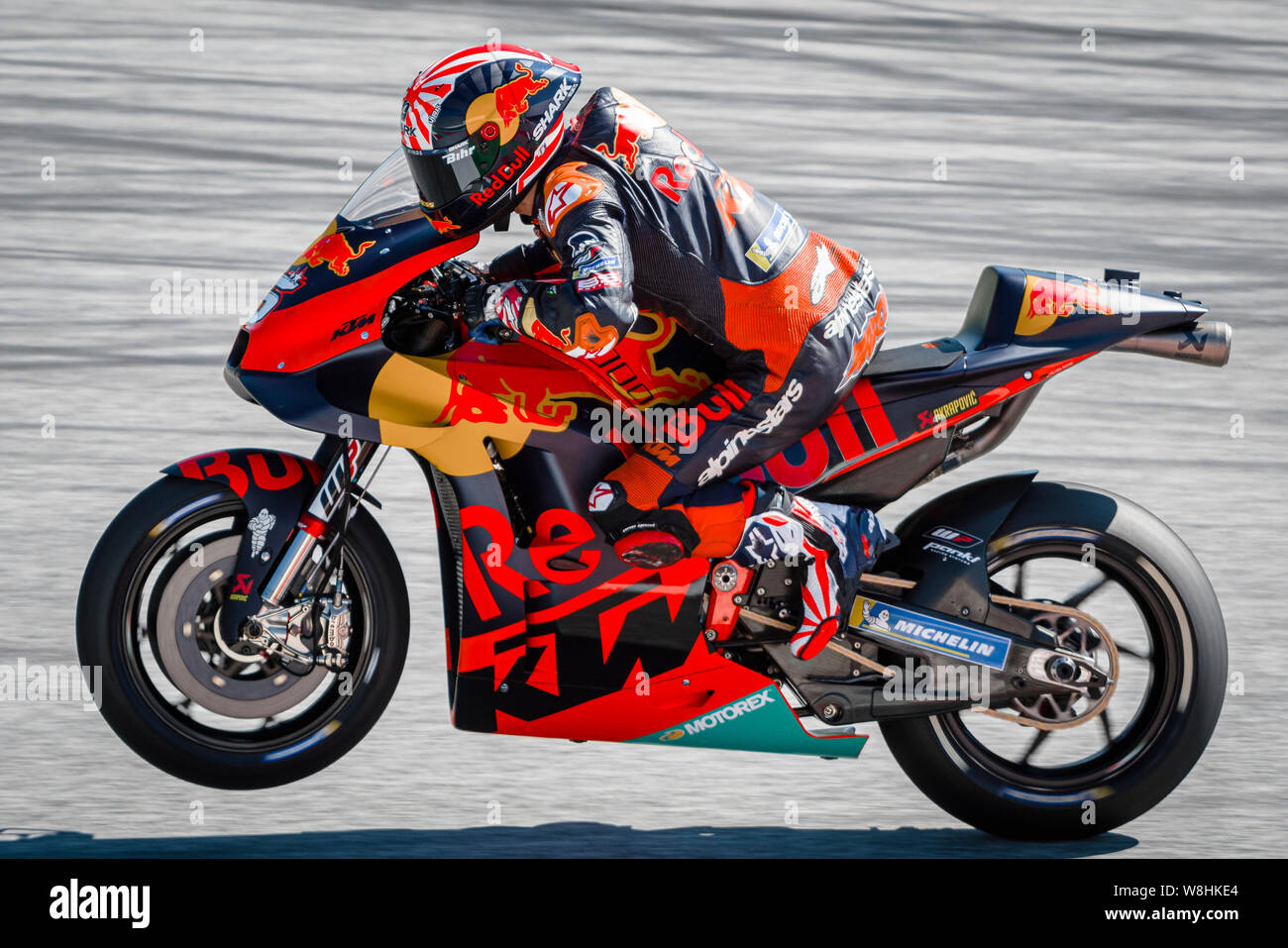 Red Bull KTM Factory Racing's French rider Johann Zarco competes during the  first practice session of the Austrian MotoGP Grand Prix Stock Photo - Alamy