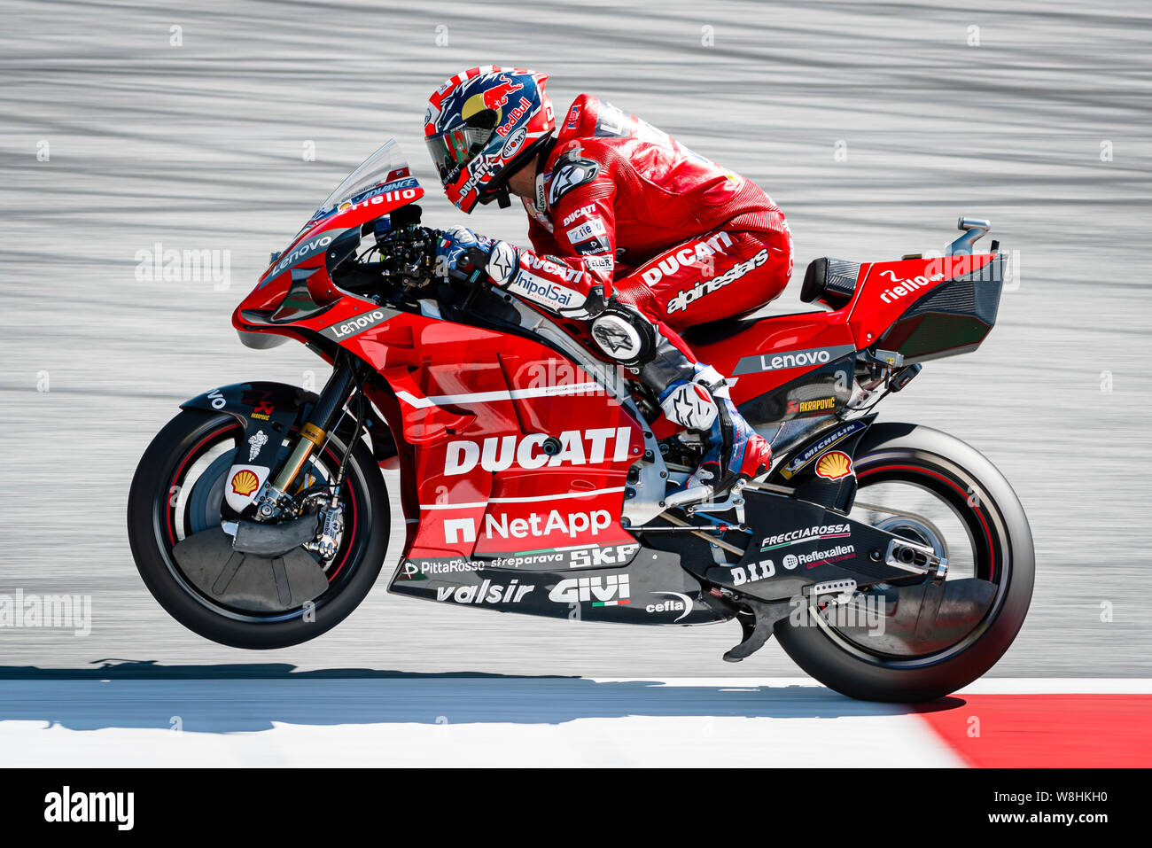 In this Illustration. Model of the motorcyclist of the MotoGP world  championship Andrea Dovizioso who rides in the Ducati team. Italy, 20 Mar,  2023. (photo by Vincenzo Izzo/Sipa USA Stock Photo - Alamy