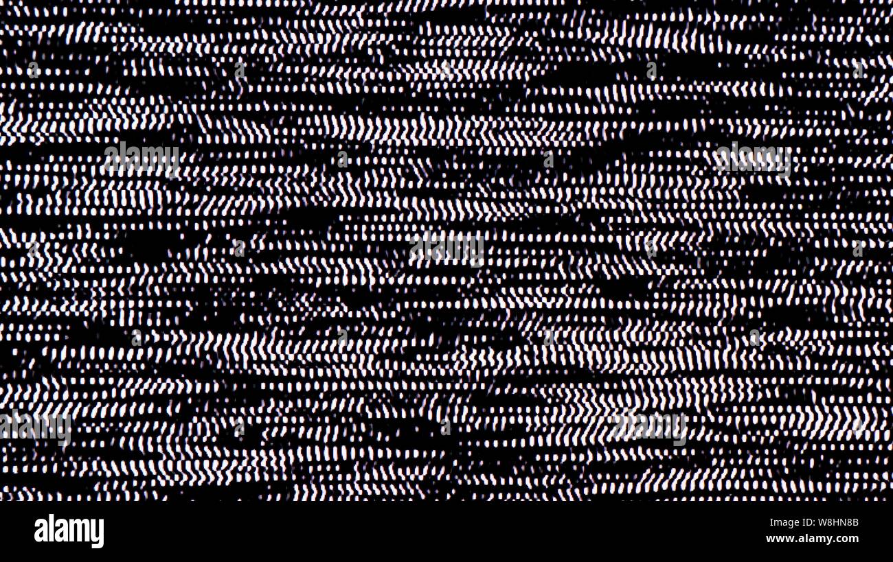TV Static Noise Glitch Effect Stock Photo Alamy