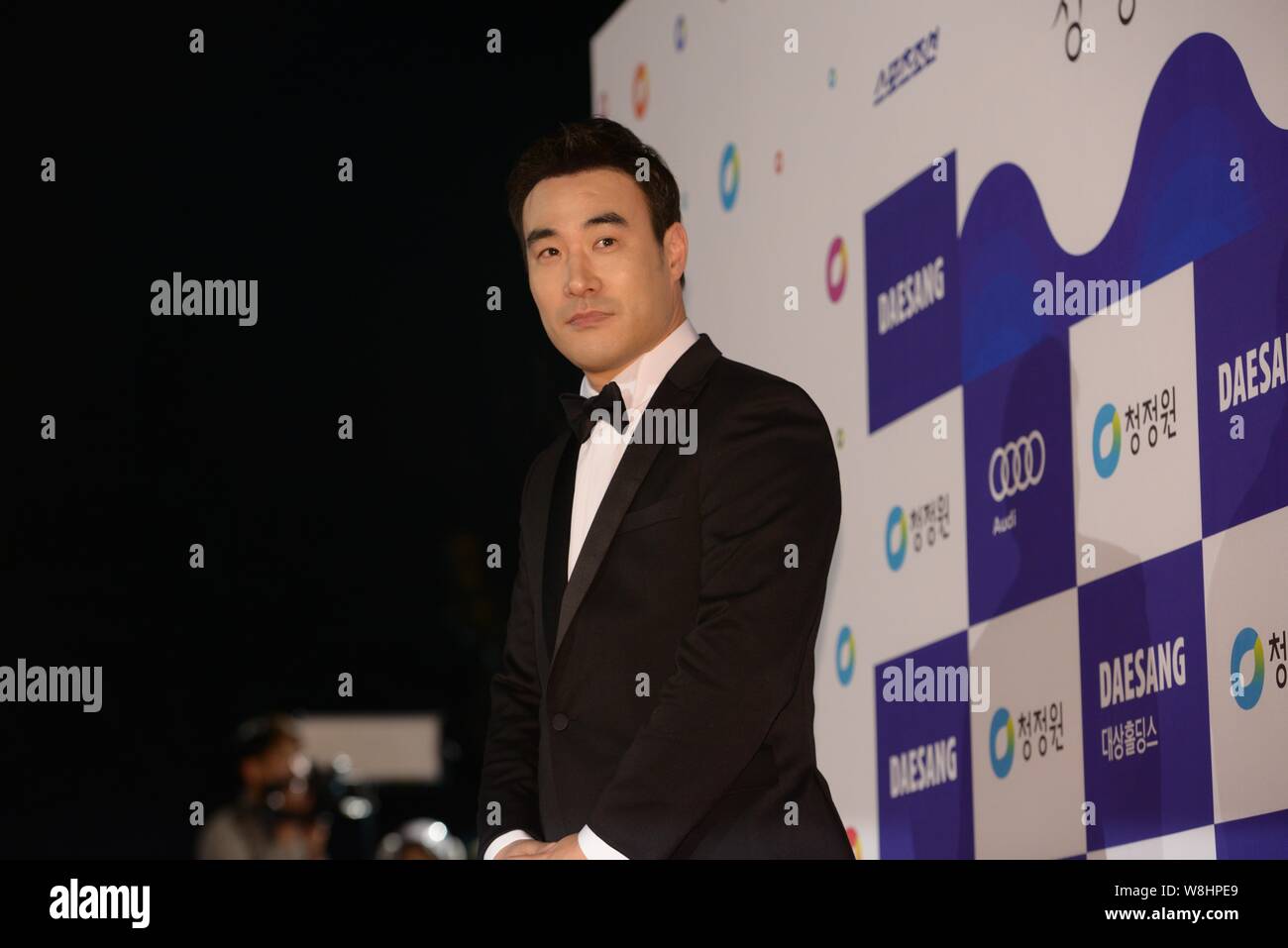 South Korean actor Bae Sung woo arrives on the red carpet for the 36th