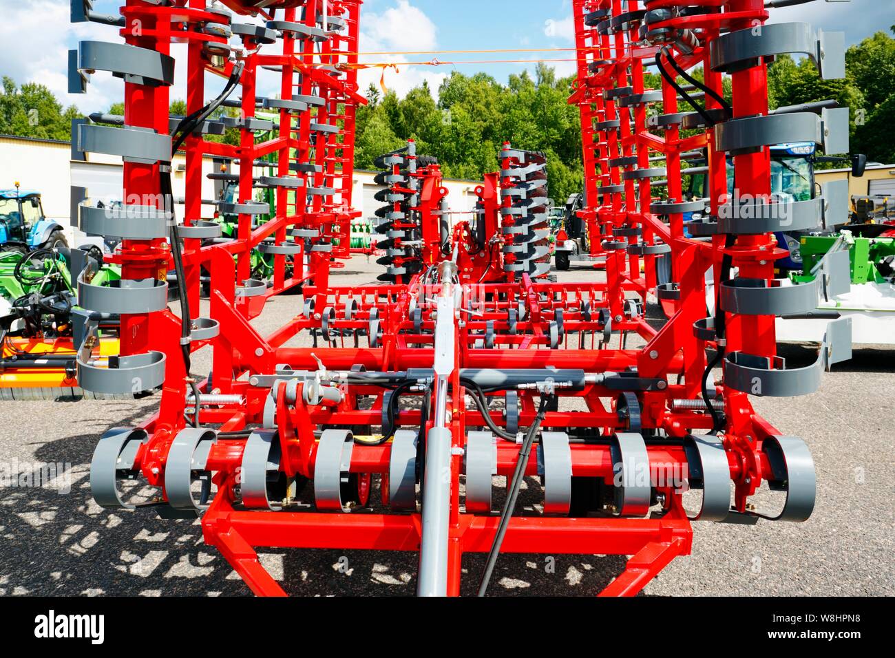 Convertible farming plows Stock Photo Alamy