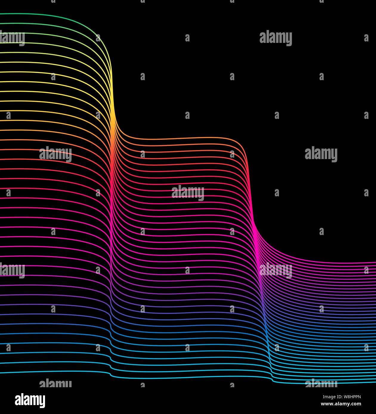 Abstract line pattern. Stock Photo