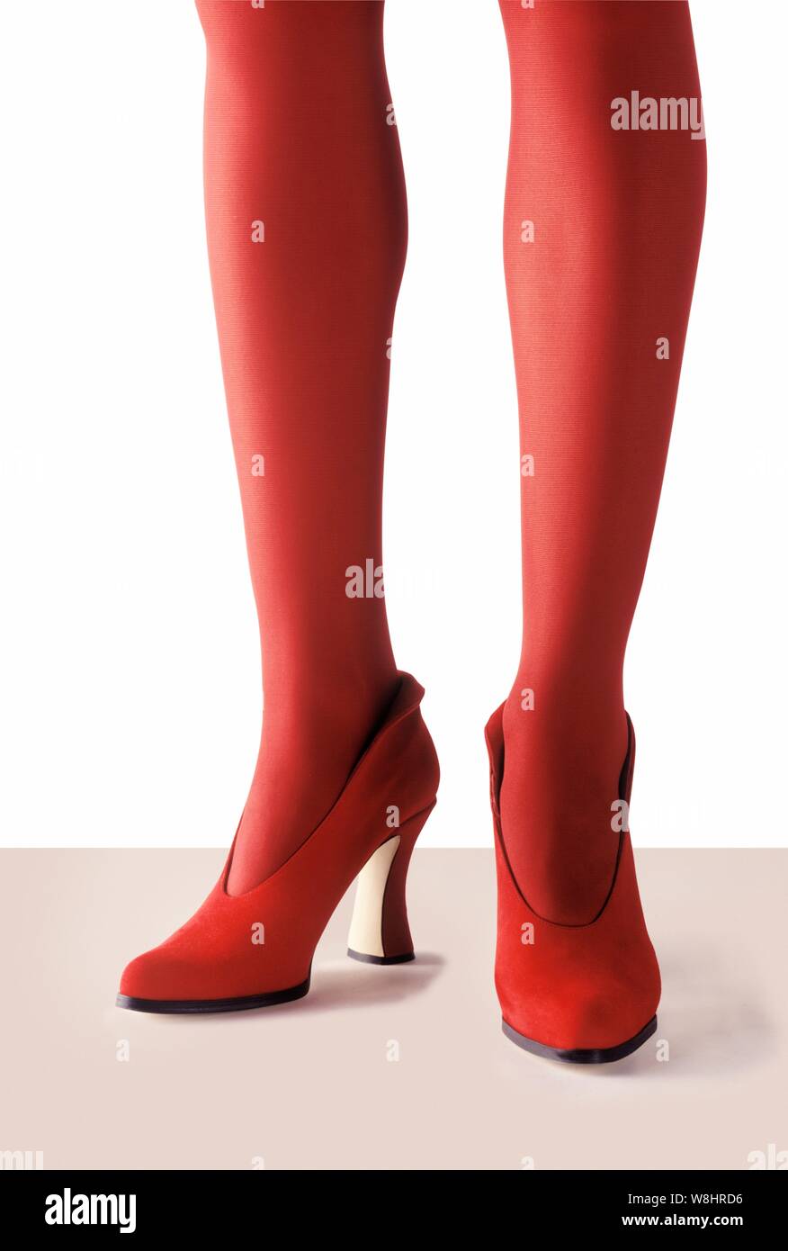 Red tights hi-res stock photography and images - Alamy