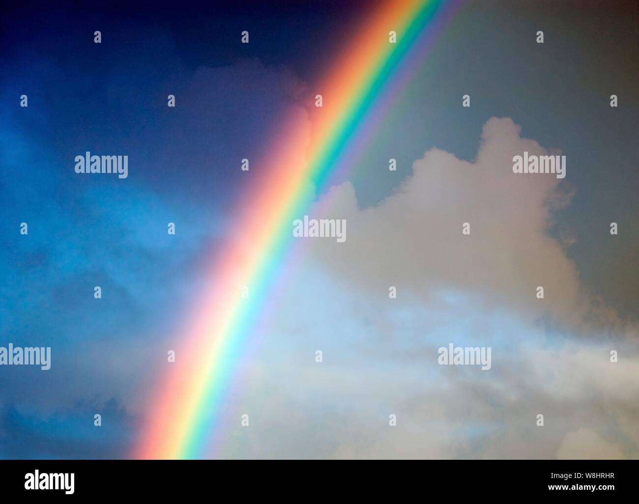 Rainbow, illustration. Stock Photo
