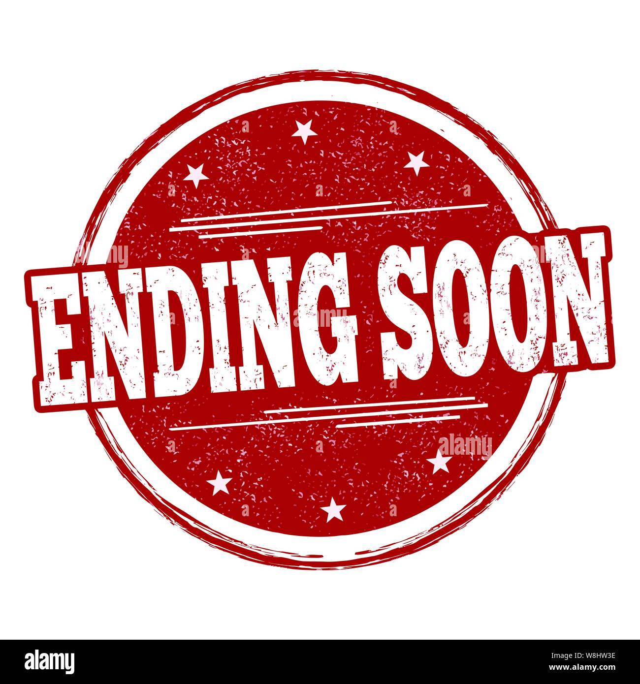 Offer ends soon stock vector images alamy