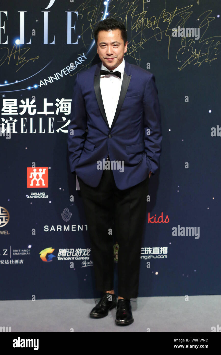 Wang Zhonglei, CEO of Huayi Brothers Media Corporation, poses at the ...