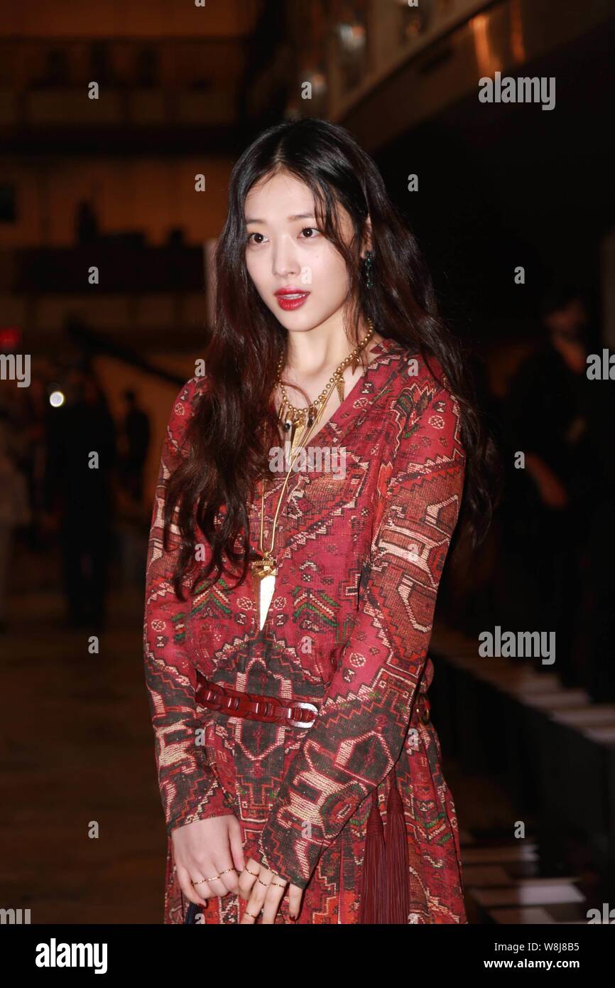 South Korean singer and actress Choi Jin-ri, better known by her stage