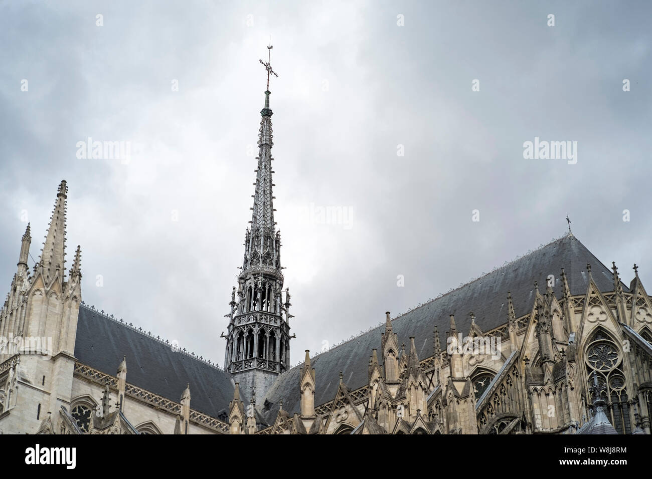 Amiens Cathedral: Roof view Stock Photo