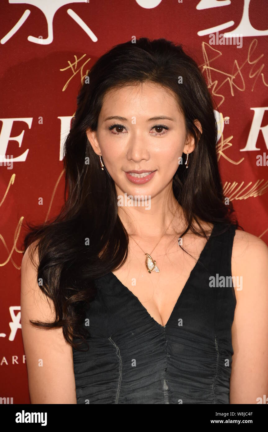 Taiwanese actress and model Lin Chi-ling poses as she arrives at a ...