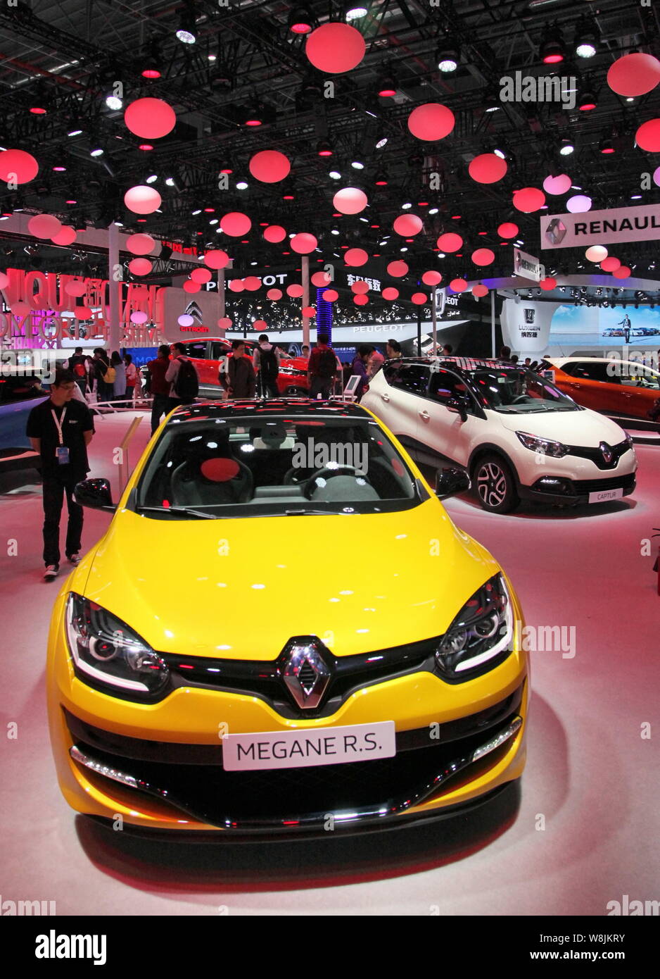 File A Renault Megane R S Is On Display During The 16th Shanghai International Automobile Industry Exhibition Also Known As Auto Shanghai 15 I Stock Photo Alamy