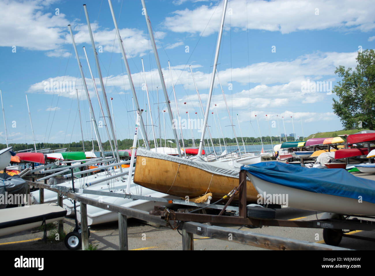 Small boat yard hires stock photography and images Alamy