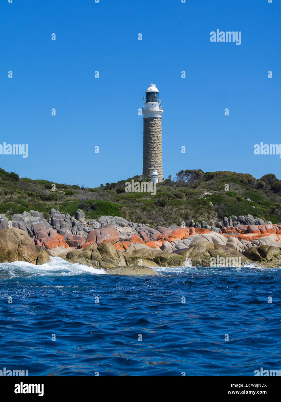 Eddystone Point lighthouse, Bay of Fires, Tasmania Stock Photo Alamy