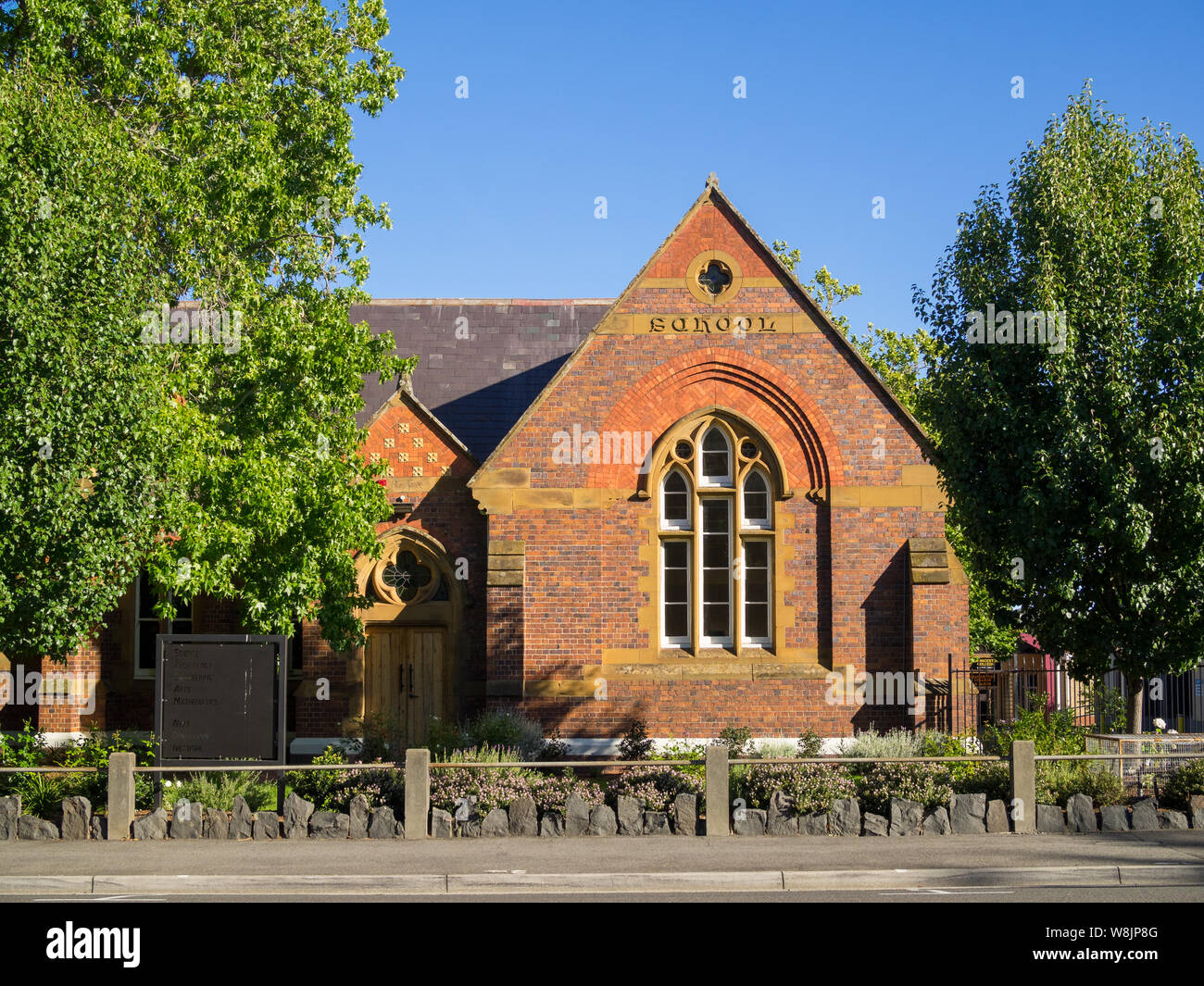 Red brick school building hires stock photography and images Alamy