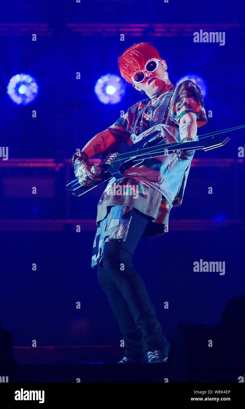 Kwon Ji-yong, better known by his stage name G-Dragon, of South