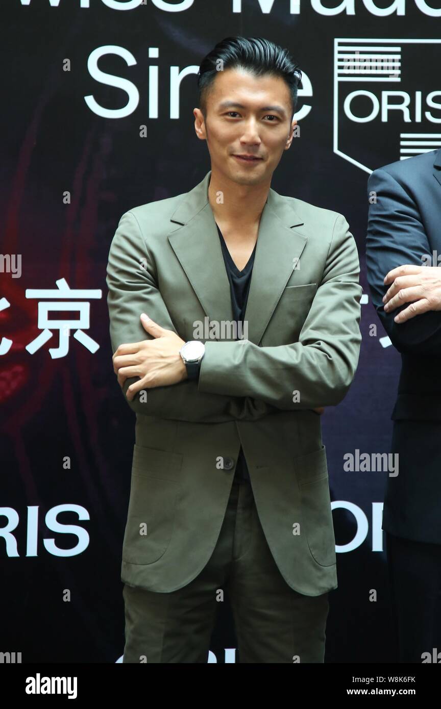 Hong Kong singer and actor Nicholas Tse poses during the opening ...