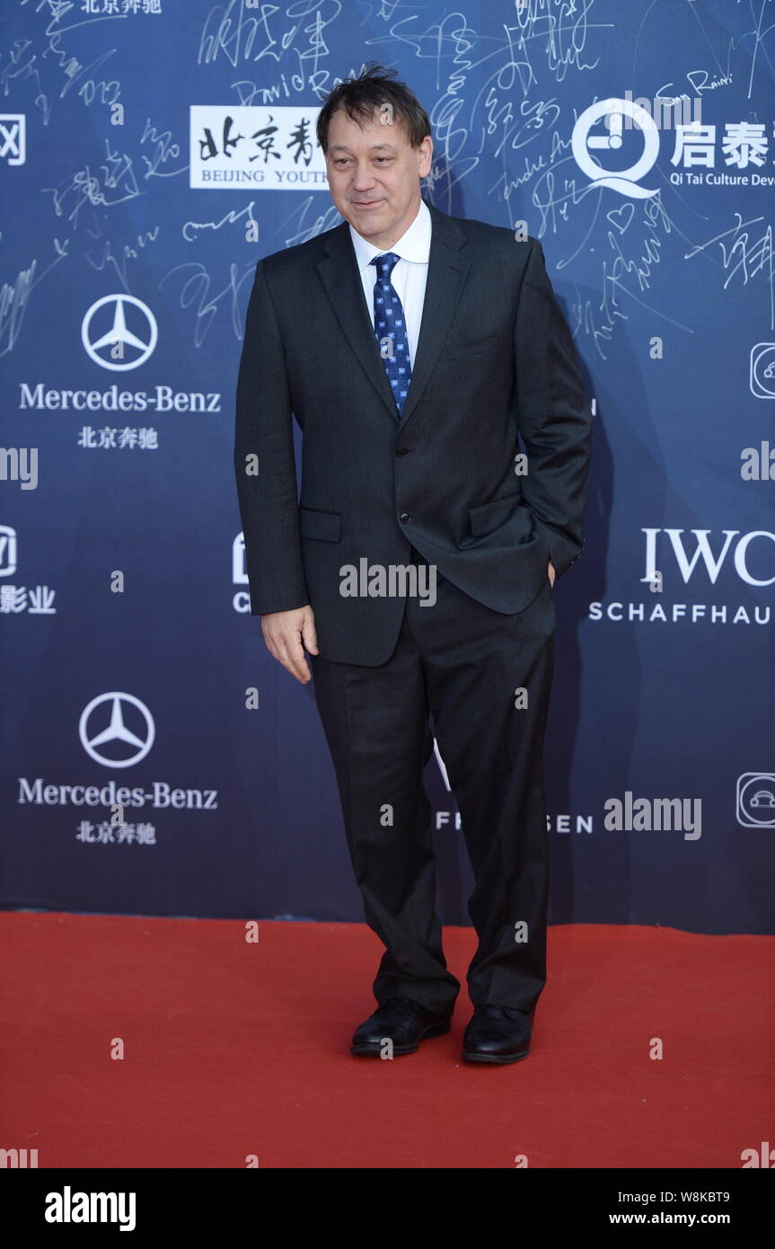 American film director Sam Raimi arrives for the red carpet for the ...