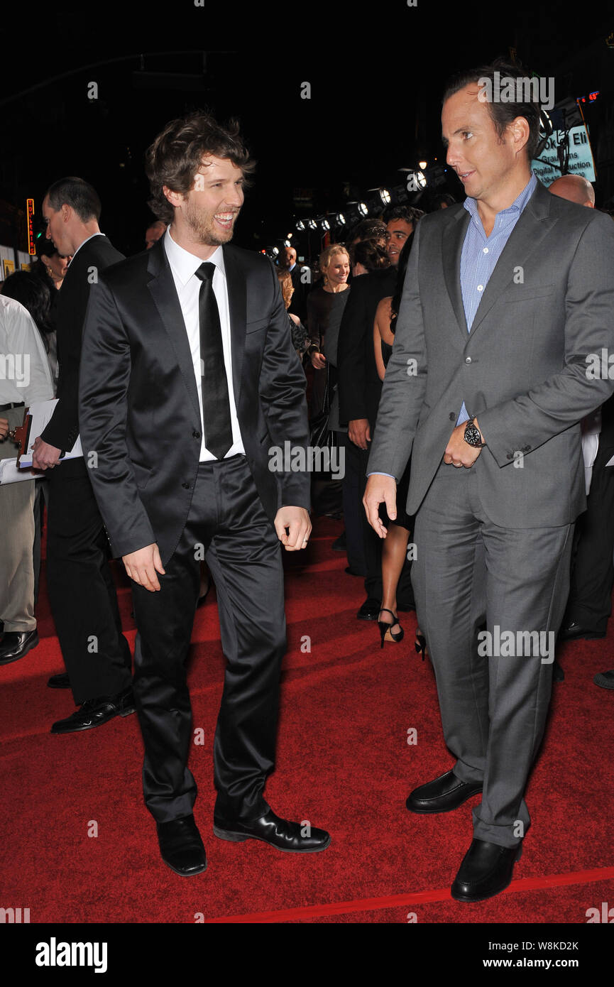 LOS ANGELES, CA. January 27, 2010: Will Arnett & Jon Heder at the world premiere of their new movie "When in Rome" at the El Capitan Theatre, Hollywood. © 2010 Paul Smith / Featureflash Stock Photo
