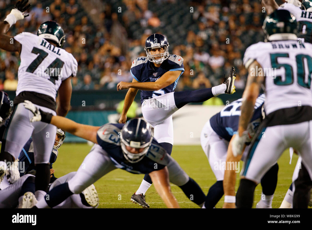 August 8, 2019: Philadelphia Eagles Cheerleaders in action during the NFL  game between the Tennessee Titans and the Philadelphia Eagles at Lincoln  Financial Field in Philadelphia, Pennsylvania. Titans won 27-10.  Christopher Szagola/CSM