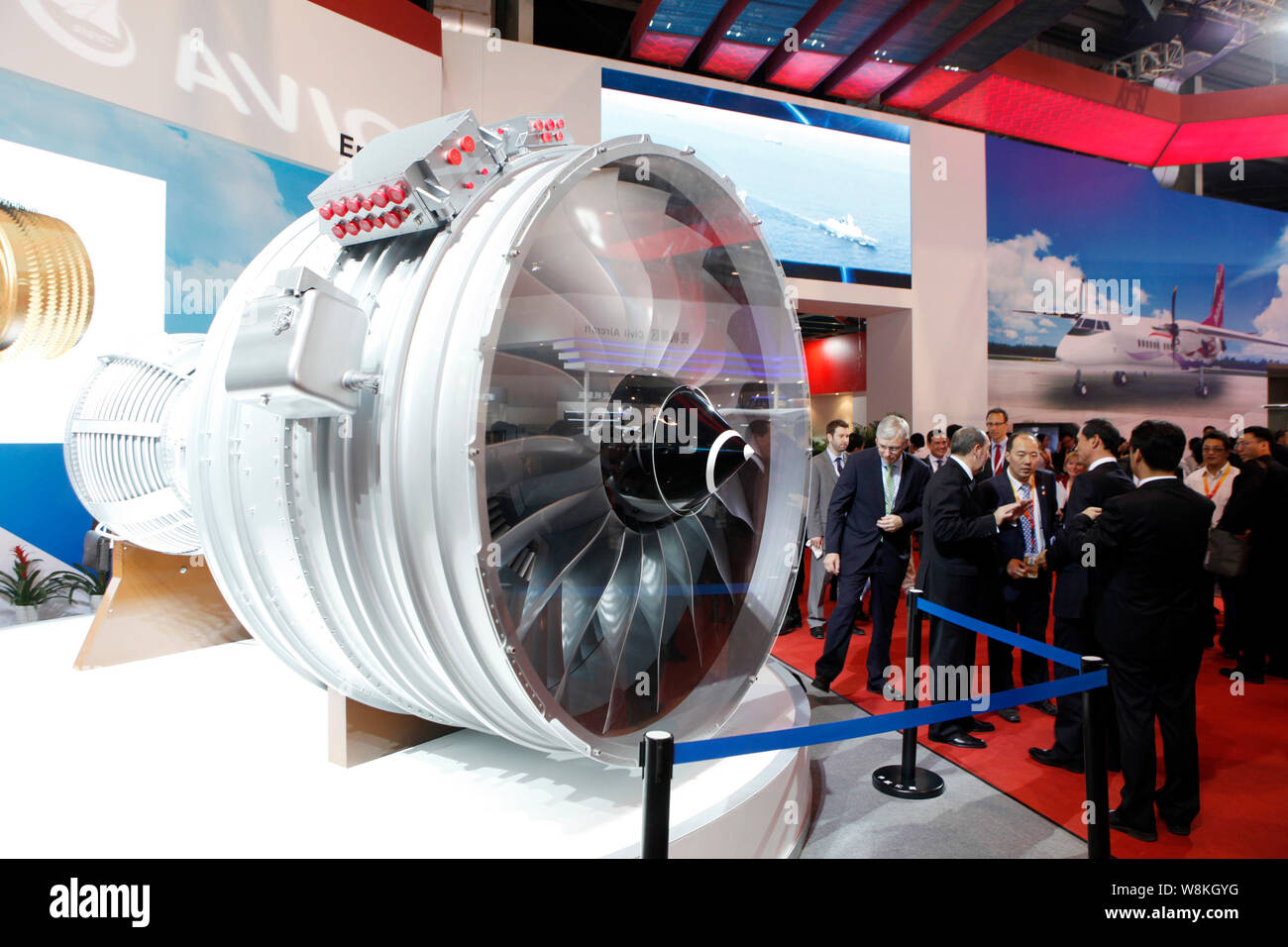 FILEA model of the CJ1000A highbypassratio turbofan engine is on