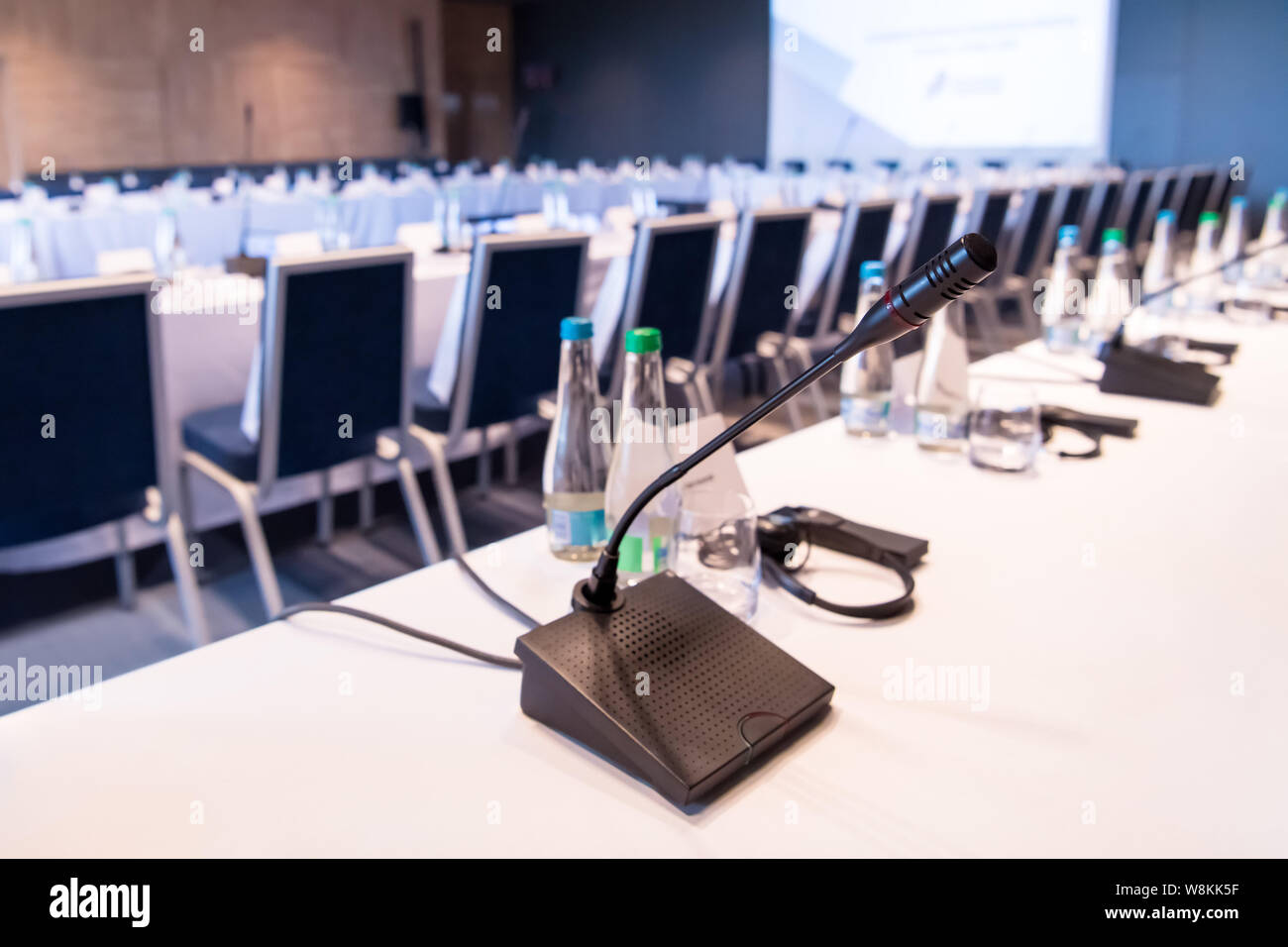 Interior Of Big Modern Conference Room Before Starting A Business