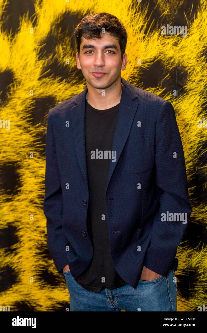 Locarno, Switzerland. 09th Aug, 2019. Omid Memar poses at the photocall ...