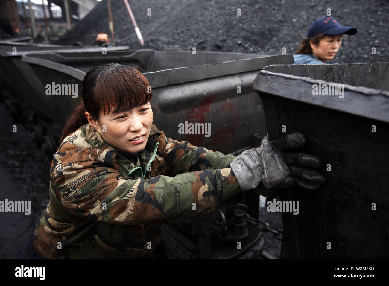 Female coal miner hires stock photography and images Alamy