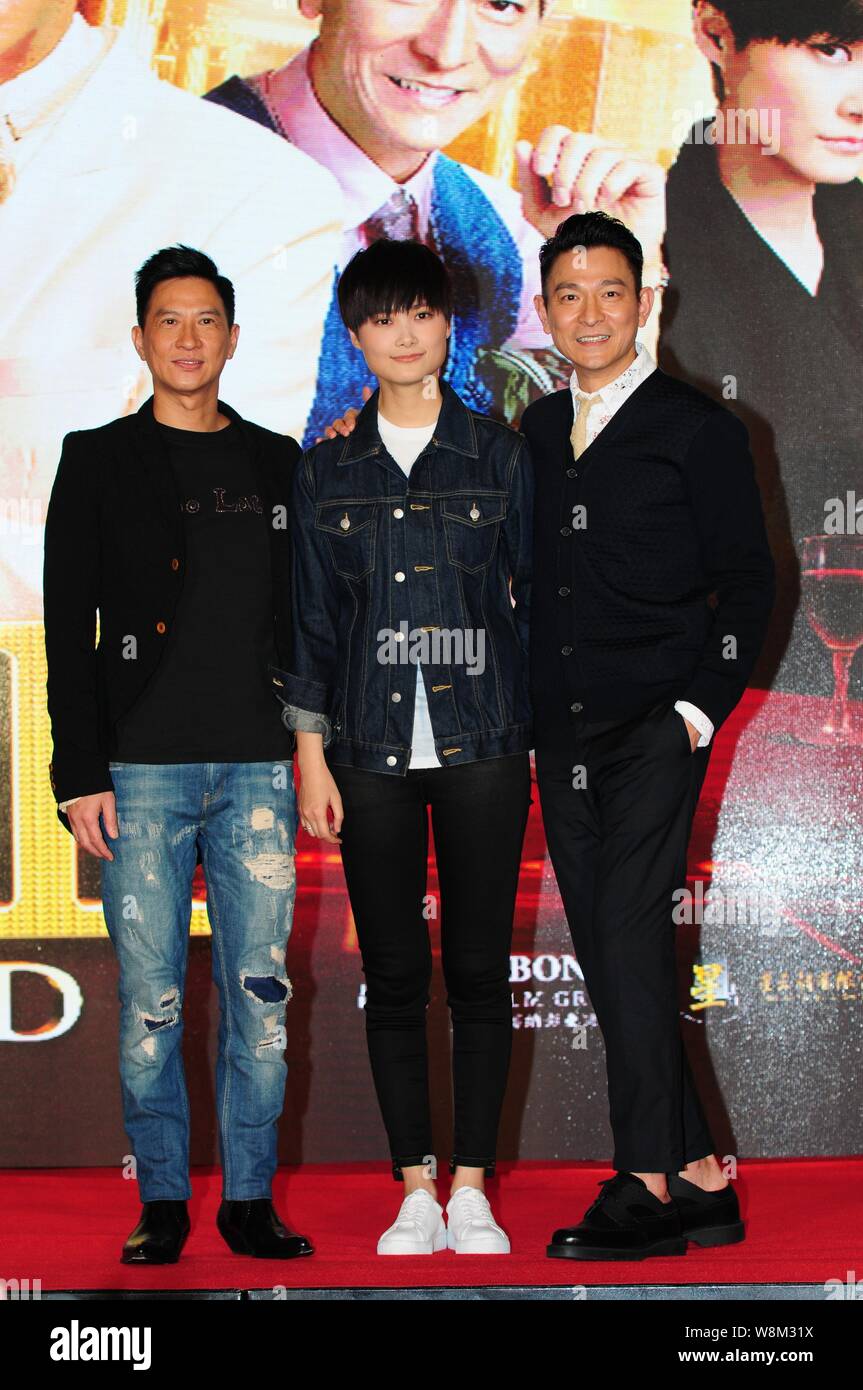 Mickychu (From left) Hong Kong actor Nick Cheung, Chinese singer and actress Li ...