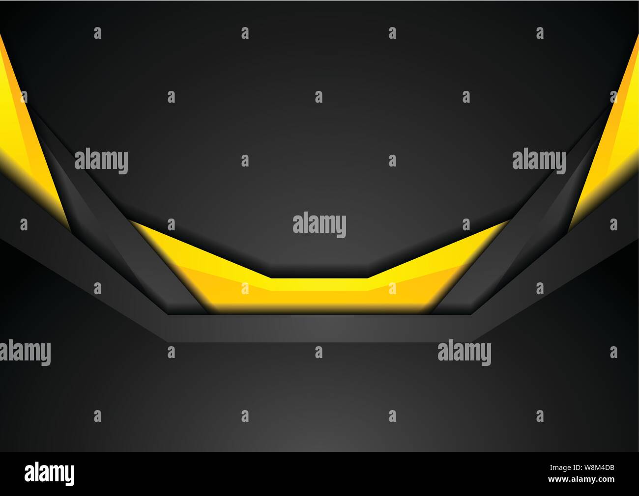 Abstract black and orange corporate background. Vector modern design ...