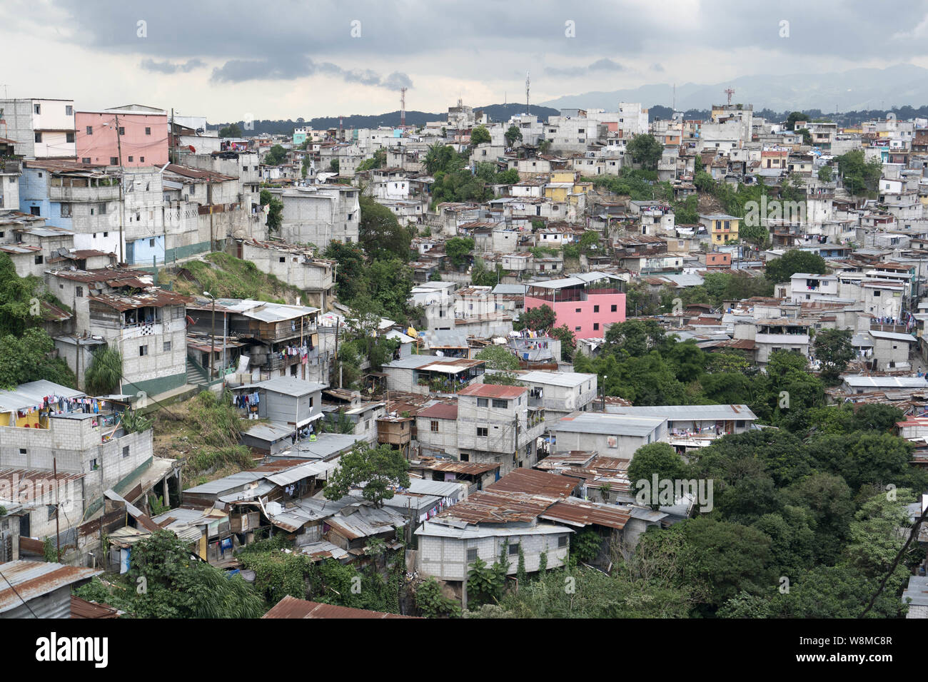 Guatemala City, Guatemala, Guatemala. 9th Aug, 2019. The barrio of El