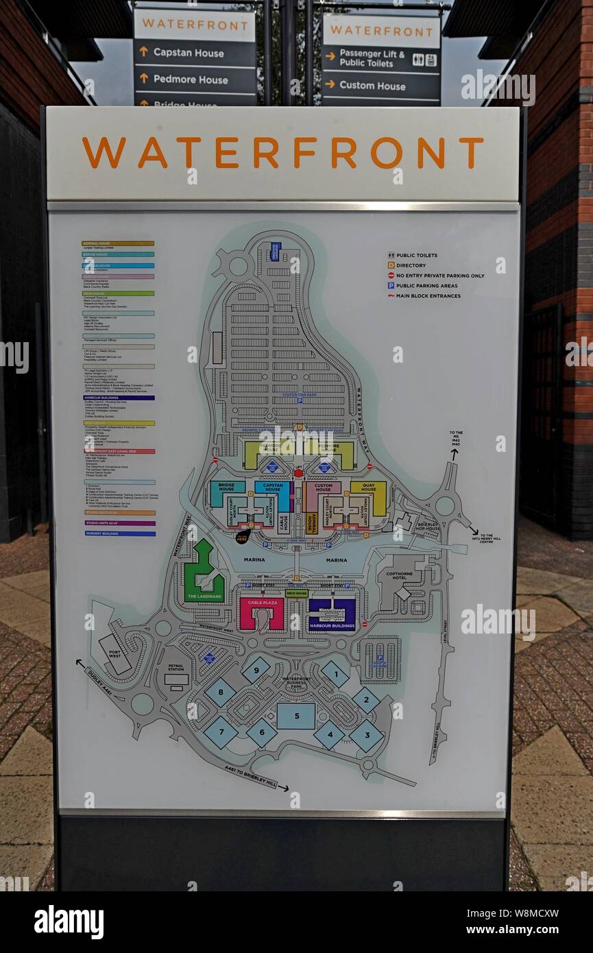 Merry Hill Shopping Centre Map Merry Hill Dudley High Resolution Stock Photography And Images - Alamy