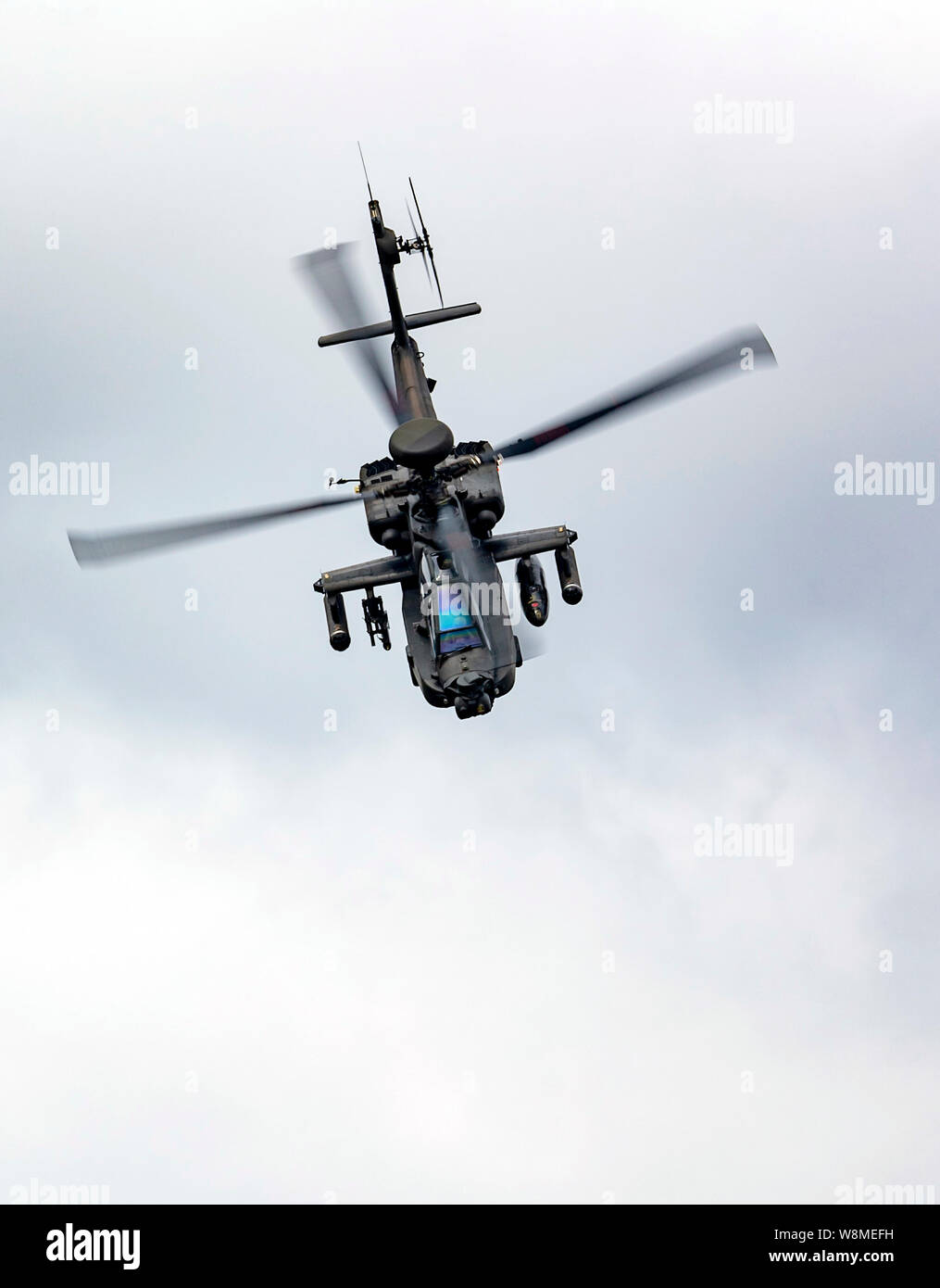 Army Air Core Apache AH1 Helicopter Gunship at the Royal International Air Tattoo 2019 Stock Photo