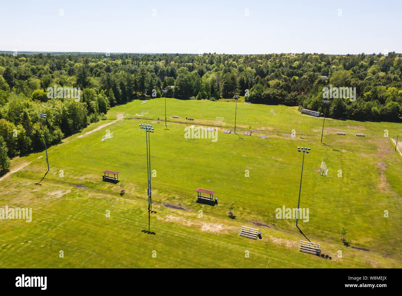 Soccer Field Aerial High Resolution Stock Photography and Images Alamy